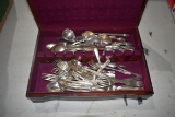 Assortment of Platted Flatware In Case