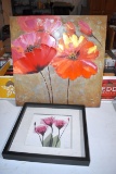 Canvas Print, And Framed Flower Print