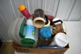 Assortment Of Plastic Cups, Pitchers, Mugs