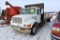 1997 International 4700 Low Pro Flatbed Truck, Si