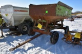 Huskee Gravity Flow Wagon On 6 Ton Running Gear