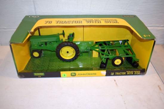 Ertl Britain's 70 Tractor With Disc, 1/16th Scale With Box
