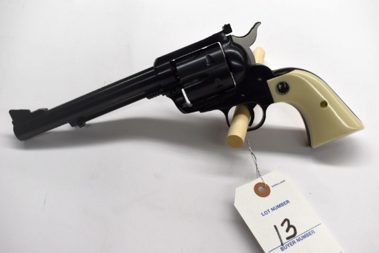 Ruger Blackhawk, New Model 50th Anniversary, 44 Magnum, Extra Grips, 6 Shot Revolver, Used Has Box,