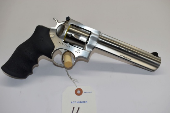 Ruger GP100, 357 Magnum, 6'' Barrel, 6 Shot Revolver, New In Box, SN:178-21053, Stock #8P52