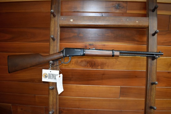 Henry Lever Action, 22LR Cal., Octagon Barrel, Tube Fed, New In Box, SN:T098370H (H001T Model), Stoc