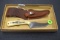 Schrade Scrimshaw Sharp Finger, Eagle Mayflower, 155SC, Leather Sheath, With Box