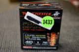Winchester PDX1 Defender 410 Gauge, 3'', 4 Plated Defense Disc Projectiles 16 Plated BBs, 10 Rounds