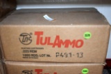 Tul Ammo .223 Rem, 55 Grain, FMJ, 1000 Rounds