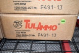 Tul Ammo .223 Rem, 55 Grain, FMJ, 1000 Rounds