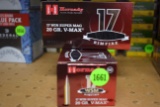 Hornady .17 Win Super Mag, 20 Grain Vmax, 100 Rounds