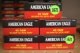 Federal American Eagle 40 S&W, 180 Grain, FMJ, 250 Rounds