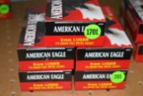 Federal American Eagle 9MM Luger, 115 Grain, FMJ, 250 Rounds