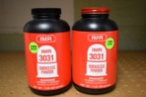 (2) IMR 3031 Smokeless Powder, 1LB Containers