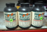 (3) Hodgdon Clays Powder, 14oz Containers