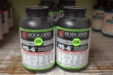 (2) Hodgdon HS-6 Pistol/Shotgun Powder, 1LB Containers