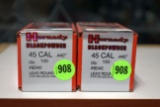 (2) Hornady Black Powder .45 Cal., .440'', 200 Bullets Total