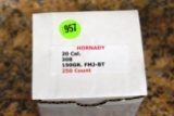 (1) Hornady 30 Cal., .308'', 150Grain, FMJ-BT, 250 Bullets Total