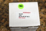 (1) Hornady .22 Cal., .224'', 55 Grain, SP BT W/C, 500 Bullets Total