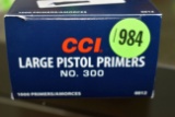 CCI Large Pistol Primers, No.300, 1000 Primers