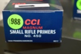 CCI Magnum Small Rifle Primers, No.450, 1000 Primers