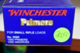 Winchester Primers For Small Rifle Loads, No.WSR, 1000 Primers