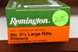 Remington No.9 1/2 M Magnum Rifle Primers, For Centerfire Cartridges, 1000 Primers