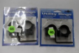 (2) B-Squared Sport Series Utility Rings, 1'', (1) Medium (1) Low, New In Box