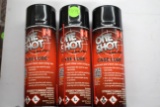 (3) Hornady One Shot Case Lube Cans, 7oz Cans