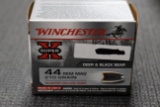 Winchester Super X 44 Rem Mag, 210 Grain, Silver Tip Hollow Point, 20 Rounds