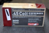 Aguila .45 Colt Cowboy Action Loads, 200 Grain, Soft Point Lead Bullet, 50 Rounds