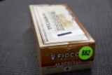 Fiocchi 44 Special, Center Fire, 200 Grain, LRNFP, 50 Rounds