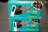 Brown Bear 9MM Luger, 115 Grain Full Metal Jacket, 100 Rounds