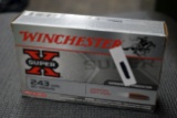 Winchester Super X 243 Win, 80 Grain, Jacketed Soft Point, 20 Rounds