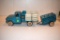 1960s Tonka Farms Stake Bed Truck With Trailer, Trailer Hitch Is Broken, No Box