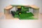 Ertl John Deere Combine With Corn And Bean Head, 1/16th Scale With Box