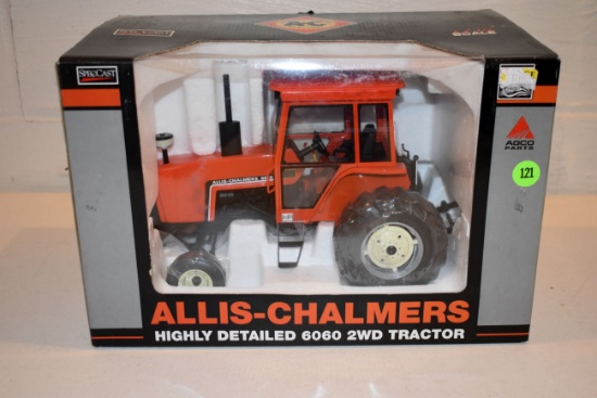 Spec Cast Allis Chalmers Highly Detailed 6060 2WD Tractor, 1/16th Scale With Box