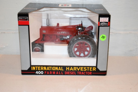 Spec Cast International Harvester 400 Farmall Diesel Tractor, 1/16th Scale With Box