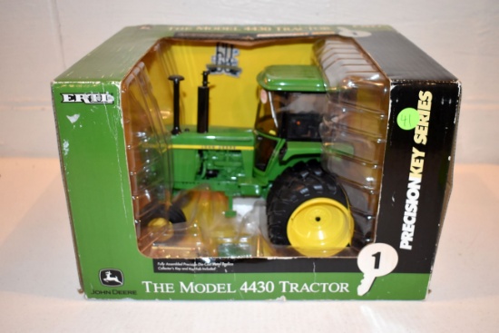 Ertl Precision Key Series No.1 John Deere 4430 Tractor, 1/16th Scale With Box, Box Is Rough