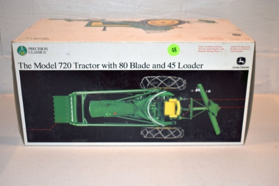 Ertl Precision Classics No.18 John Deere Model 720 Tractor With 80 Blade And 45 Loader, 1/16th Scale