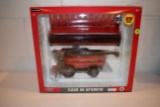Ertl Britain's Case IH AFX8010 Combine, With Corn And Bean Head, 1/32nd Scale, With Box