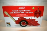 Ertl Britain's 2007 National Farm Toy Museum Farmall Super M Tractor, With Mounted 2MH Row Corn Pick