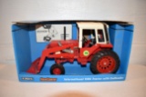 Ertl Farm Country International 1586 Tractor With Endloader, 1/16th Scale With Box