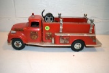1950s Tonka No.5 TFD Fire Truck, With Hose Reel, No Box