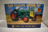 Franklin Mint The Oliver Super 99 Tractor, 1/12th Scale With Box