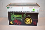 Ertl Precision Classics No.2 John Deere Model A Tractor With 290 Series Cultivator, 1/16th Scale Wit