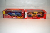 Racing Champions 97 Edition #63 Lysol, 95 Edition #23 Bayer Race Cars 1/24th Scale Both Boxes Have D