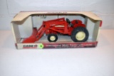 Ertl Britain's International 350U Tractor With Loader, 1/16th Scale With Box
