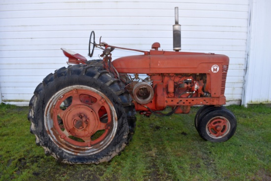 Farmall Super M, N/F, Belt Pulley, 13.6x38 Rubber, PTO, Single Hyd, Motor Is Free, Hasn’t Run In Few