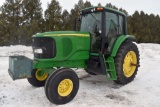 2005 John Deere 7320, Deluxe Cab, 2WD, 3,190 Hours, 480/80R38 Rear Rubber, Brand New 11.00x16 Front