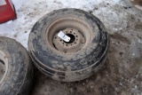 Like New 11L15 Implement Tire On 6 Bolt Rim